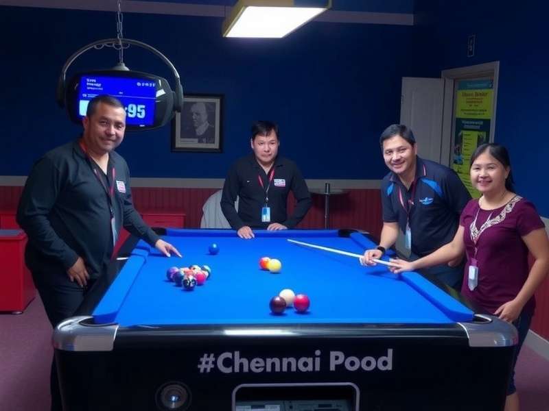 Chennai Pool Champion Tournament Scene